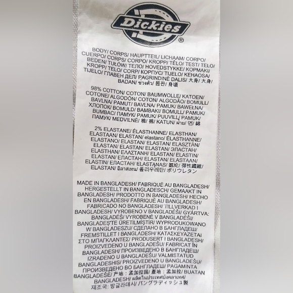 Dickies Slim Skinny Fit Twill Pants • Men's W34/L30 - Picture 12 of 15